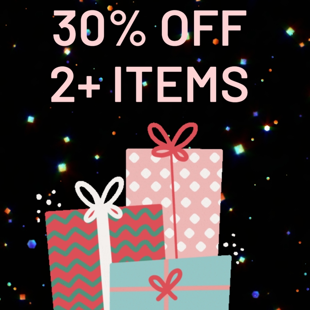 30% off 2 or more items